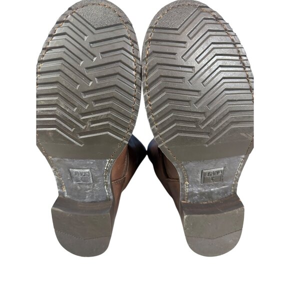 New FRYE Veronica Slouch Short Boots 10 Brown Leather HTF Vintage $428 - Picture 9 of 16